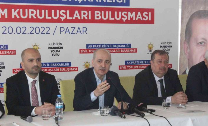 AK Parti Genel Başkanvekili Kurtulmuş: "Kilis’e de bir unvan verilecekse adının ensar olması gerektiğini düşünüyorum”
