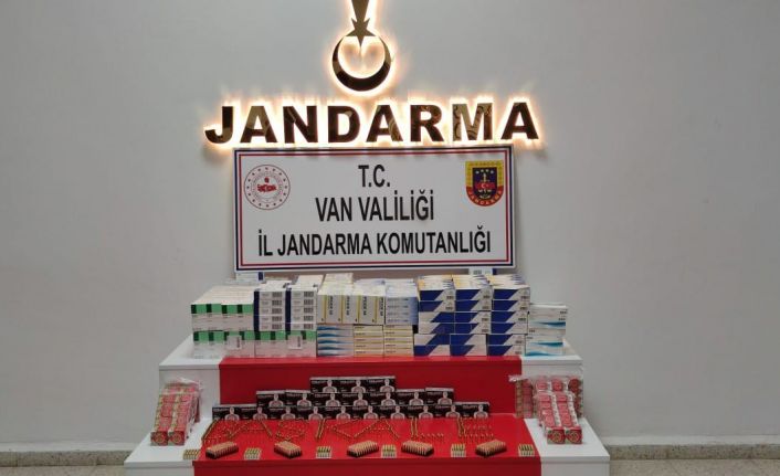 Başkale’de 3 bin mermi ve 34 bin adet ilaç ele geçirildi