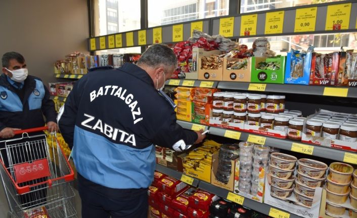 Battalgazi Belediyesi’nden marketlere KDV denetimi