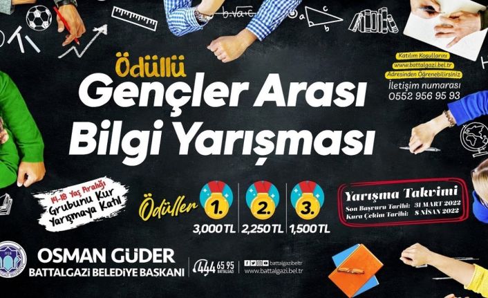Battalgazi Belediyesi’nden ödüllü bilgi yarışması