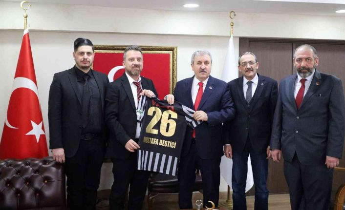 BBP Genel Başkanı Destici, Eskişehirspor Başkanı Şimşek’i makamında ağırladı