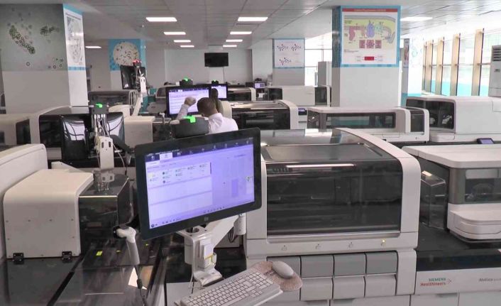 Bölgenin en büyük laboratuvar merkezi 7-24 hizmet veriyor