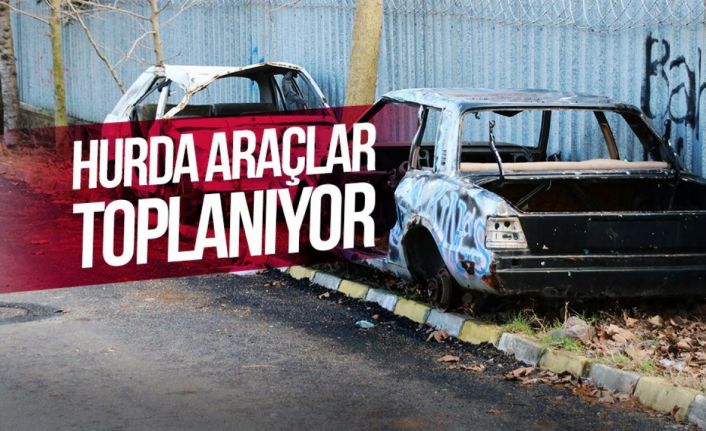 Derince’de hurda araçlar toplanacak
