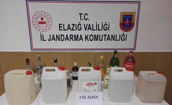Elazığ’da kaçak içki operasyonu