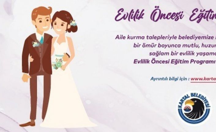 Kartal Belediyesi yuva kuracak çiftler için ‘Evlilik Öncesi Eğitim Programı’nı başlattı