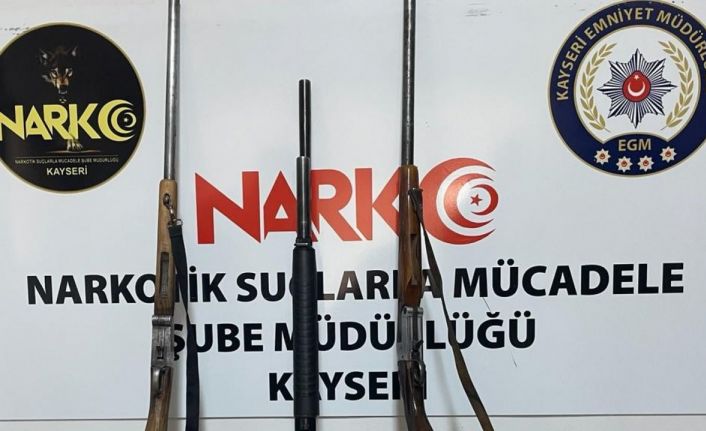 Kayseri’de 3 farklı uyuşturucu operasyonu: 5 gözaltı