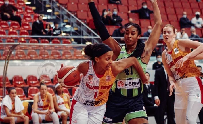KBSL: Bellona Kayseri Basketbol: 77-Nesibe Aydın: 71
