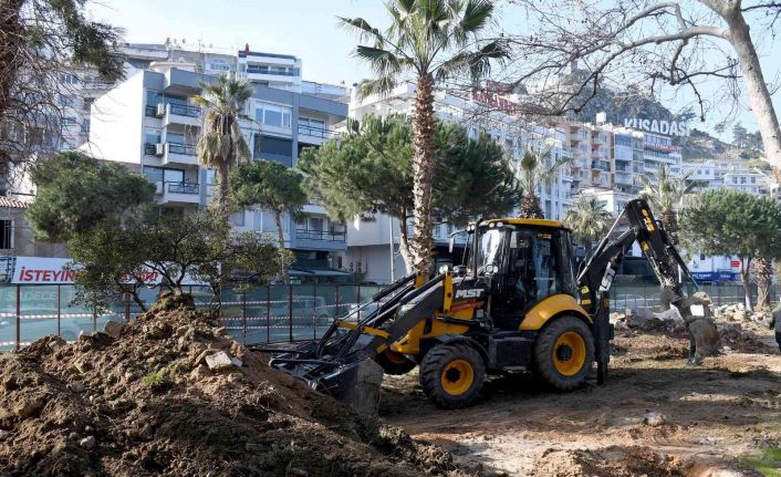 Mavi ile yeşilin bir arada olacağı Bülent Ecevit Parkı yenileniyor
