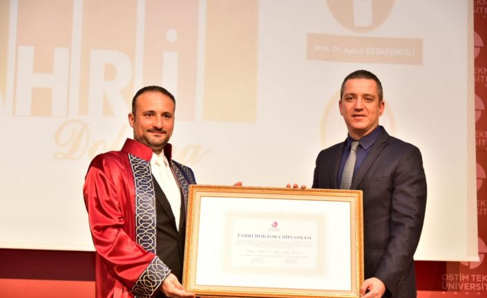OSTİM Teknik Üniversitesi’nden Prof. Dr. İrfan Suat Günsel’e fahri doktora unvanı