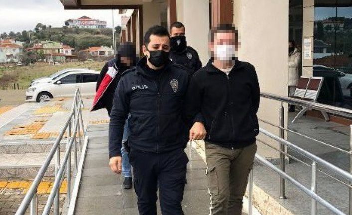 Tonlarca inşaat malzemesi çaldılar, polisten kurtulamadılar