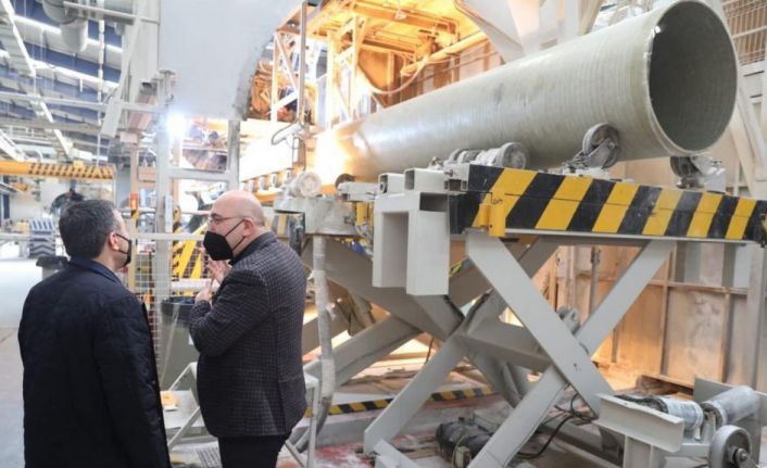 Vali Atay, fabrika ziyaretlerine devam ediyor