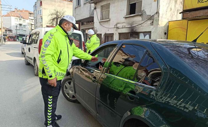59 araca 12 bin 700 lira para cezası yazıldı, 5 araç trafikten men edildi
