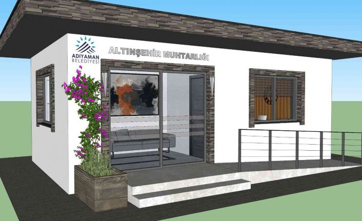 Adıyaman Belediyesi her mahalleye ‘Muhtar Evi’ yapacak