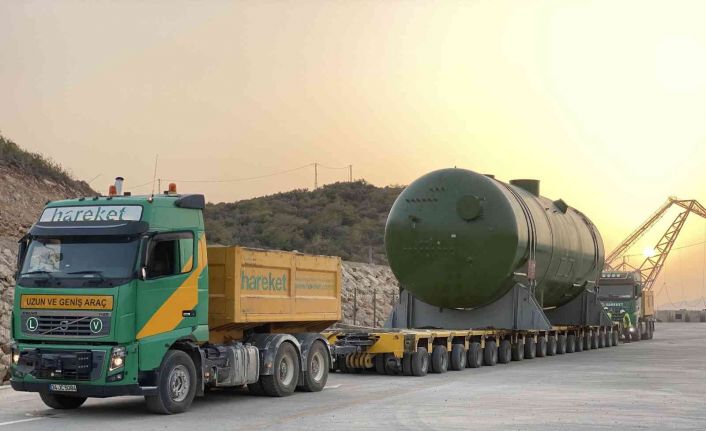 Akkuyu’nun buhar jeneratörü, reaktör ve kor tutucuları Türk firmasınca taşınıyor