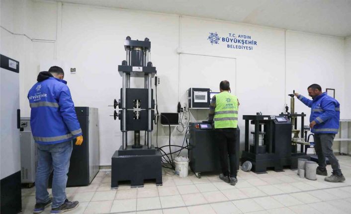 Aydın Büyükşehir Belediyesi’nin Yapı Malzemeleri Laboratuvarı depreme dayanıklı yapılar oluşmasını sağlayacak