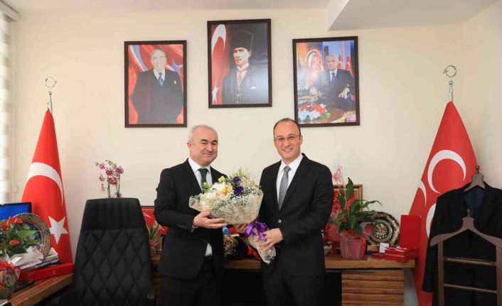 Başkan Örki’den MHP İl Başkanı Garip’e ziyaret