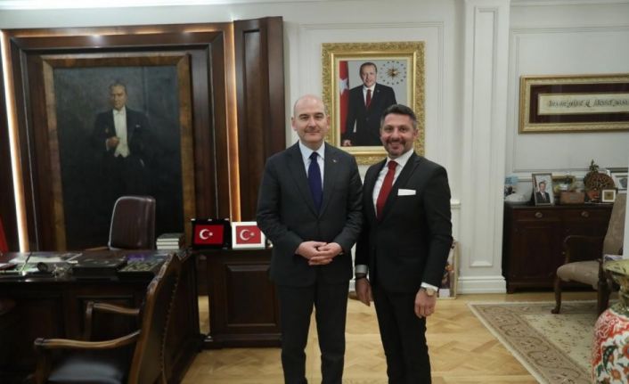 Başkan Yüzügülü, Bakan Soylu ile Sivrihisar’daki projeler hakkında fikir alışverişinde bulundu