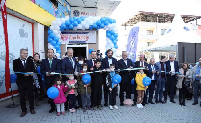Bursa Büyükşehir’den Ana Kucağı eğitim merkezleri zincirine yeni halka