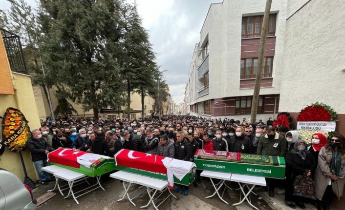Feci kazada hayatını kaybeden antrenör ve yakınları gözyaşlarıyla toprağa verildi