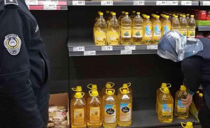Kırıkkale’deki marketlerde fiyat etiketi ve stok denetimi