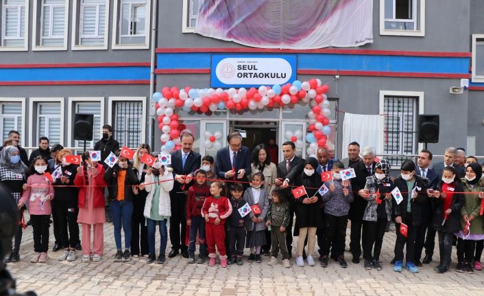 Kore Cumhuriyeti’nce yaptırılan sağlık merkezi ve okulun açılışı yapıldı