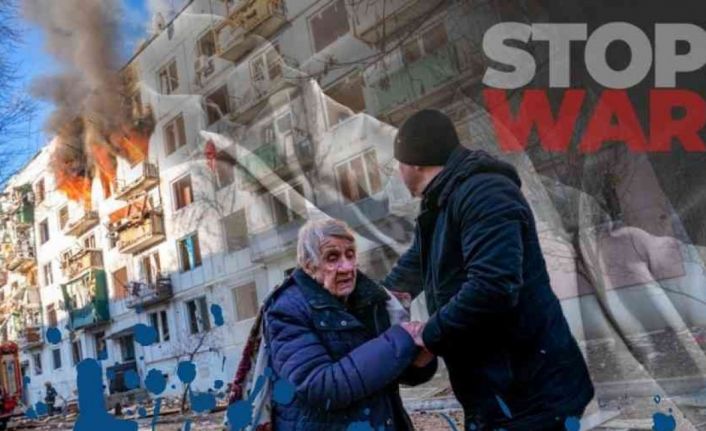 Kuşadası’nda Ukrayna için insani yardım kampanyası başlatıldı