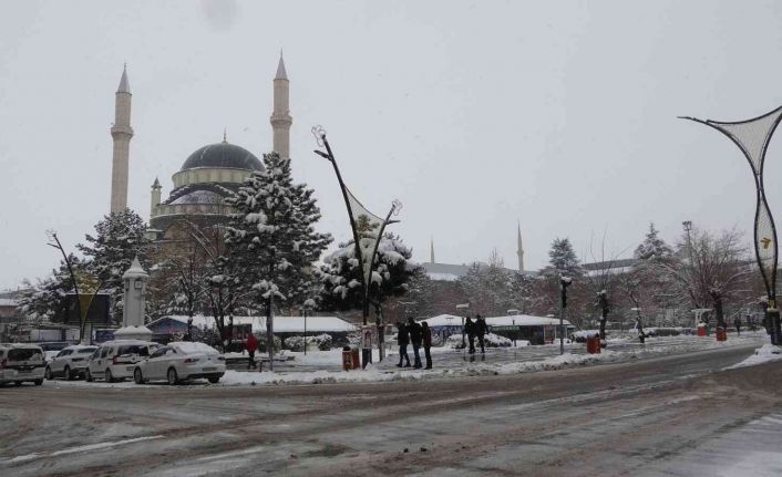 Mart ayının ortasında yağan kar 230 köy yolunu ulaşıma kapattı