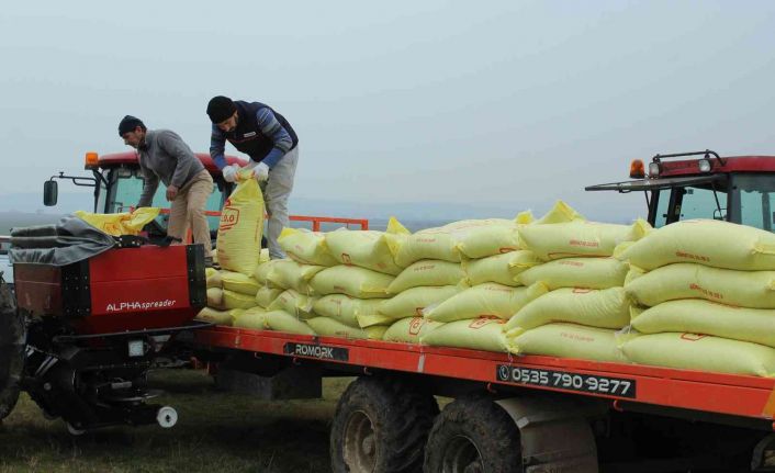 Meralar gübreleniyor