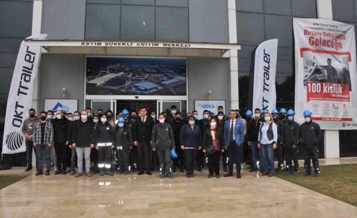 Okul gibi fabrika, OKT önce eğitiyor sonra iş sahibi yapıyor