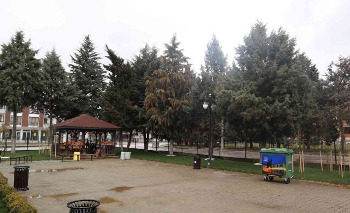 Sosyal tesiste peyzaj çalışmasına geçildi