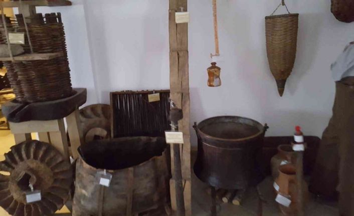 Tarihi köyde bulunan yaşam müzesi bölge kültürünü gelecek nesillere aktarıyor