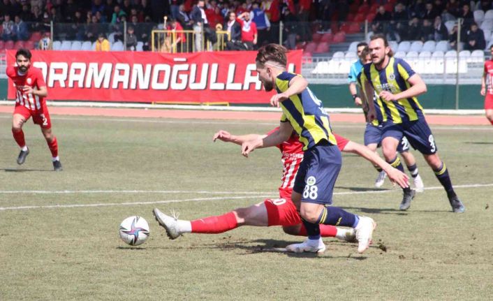 TFF 3. Lig: Karaman Belediyespor: 1 - Fatsa Belediyespor: 1