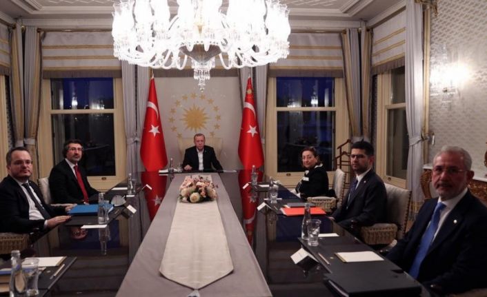 Türkiye Varlık Fonu A.Ş. Yönetim Kurulu, Cumhurbaşkanı Erdoğan’ın başkanlığında Vahdettin Köşkü’nde toplandı
