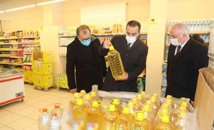 Vali Öksüz’den sıvı yağ denetimi