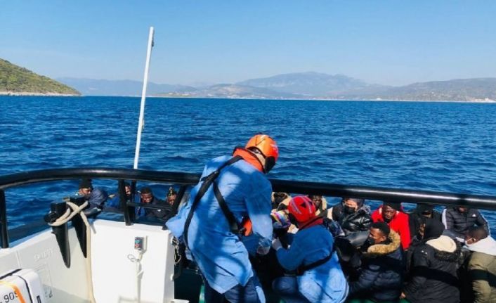 Aydın’da 67 düzensiz göçmen kurtarıldı