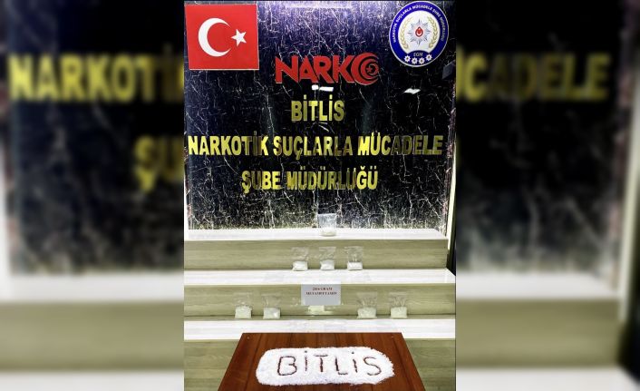 Bitlis’te 2 kilo 16 gram Metanfetamin ele geçirildi