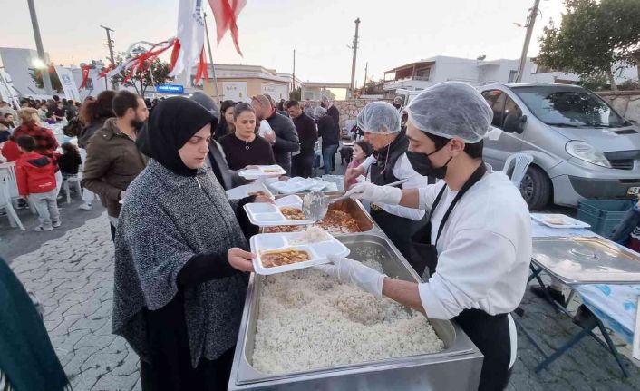 Bodrum’da binlerce kişi aynı sofrada buluştu
