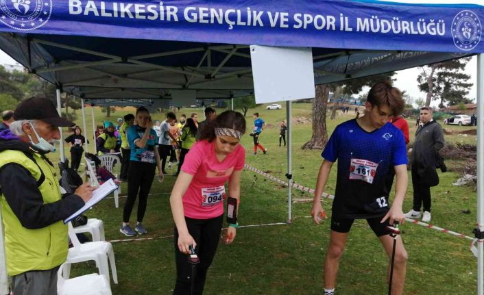 Çanakkale Kahramanı Seyit Onbaşı’nın memleketi Havran oryantiring sporuna ev sahipliği yaptı