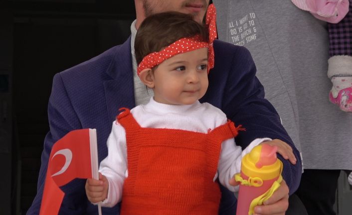 Çankırı’da ’23 Nisan’ kutlamaları renkli görüntülere sahne oldu