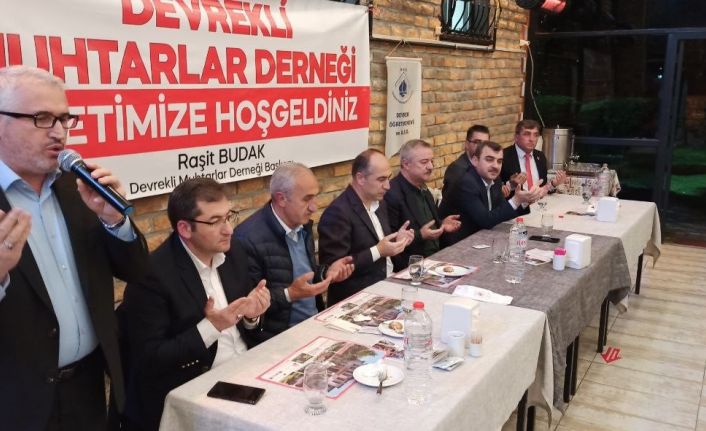 Devrekli Muhtarlar Derneği protokol ve üyelerine yönelik iftar programı düzenledi