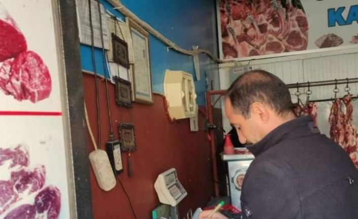 Diyadin’de kasaplarda denetim yapıldı