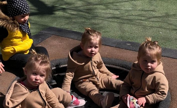 Eskişehirli sevimli üçüzler ilginin odağı oldu