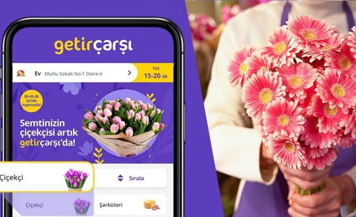 GetirÇarşı’ya çiçekçi kategorisi eklendi