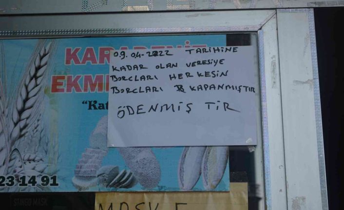 Gizemli hayırsever 7 bakkalda 200 bin liralık veresiye borcu ödedi