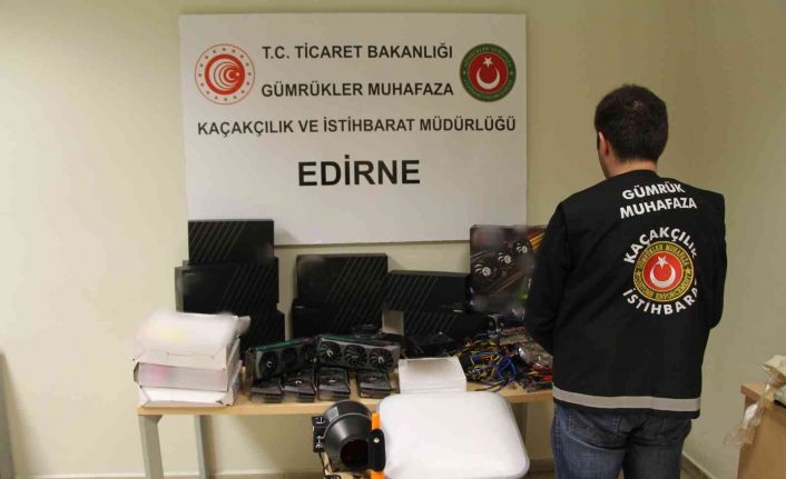 Kapıkule Gümrük Kapısı’nda 23 milyon TL değerinde kaçak eşya ele geçirildi