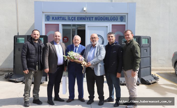 Kartal Belediyesi Temsilcilerinden Polis Teşkilatına ziyaret