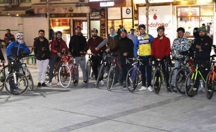 Kızıltepe’de kalp sağlığına dikkat çekmek için pedal çevrildi