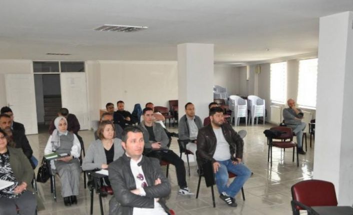 Kütahya’da İlçe Tarım ve Orman Müdürlüğü personeline hizmet içi eğitim