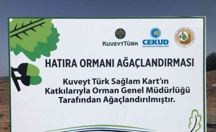 Kuveyt Türk çalışanları ve aileleri için 17 bin fidan dikiyor
