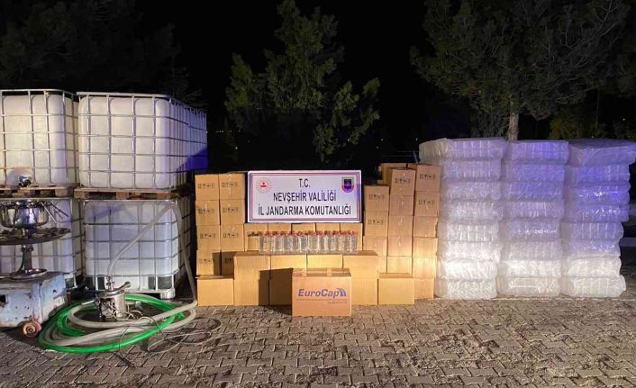 Nevşehir’de 2 bin 842 litre etil alkol ele geçirildi: 6 kişi gözaltında